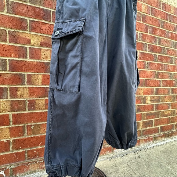 Free People Pants Harem Cargo Pleated High-Rise Baggy BOHO Parachute Balloon 6 - Picture 5 of 17
